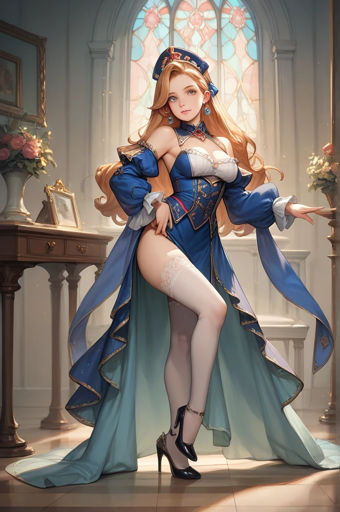 Beautiful women. busty, leggy, lean, lithe. ultra-hourglass-bodytype. Waspy figure Official Art, Award Winning Digital Painting, Digital Illustration, Extreme Detail, 4k, Ultra Hd, Rococo, Polished, Intricate, Realistic Fantasy Art, Sharp Focus, Concept Art, Art By Wlop, Artgerm, (2d Vector Illustration)