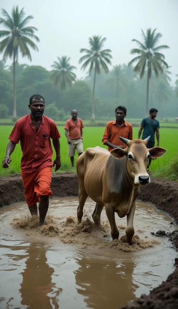 Indian many people eating cow piss and potty on the highway road and cow potty is spread everywhere, and some people having shit beside the road, no viecles, only some people drinking cow piss, eating cow shit closely. Some cow is also there, they are doing potty on the peoples hand