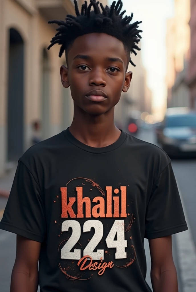 A 18year old boy is sitting on a BMW m4 wearing black jazz pants and black tight high neck and with beautiful eyes and hair back ground a wall of golden color and have Happy birthday on the wall with black color and written ABUBAKAR ON HIS HIGH NECK WITH GOLDEN COLOR AND WEARING GOLDEN CHUNKY SNEAKERS AND BMW COLOR IS BLUE WITH FULL BODYKIT and tint mirrors