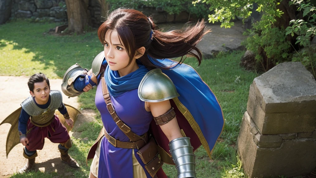 Dragon Quest 3、Woman warrior、Glamour、Armor is destroyed、Wounded、Crippling、HP remaining: 1、Shield is destroyed、Fighting an invisible enemy、I can't protect my friends、Coming under attack、触手Coming under attack、Being slashed by a sword、I can't stand it、魔法Coming under attack、Hands tied、Large breasts、Being restrained、I'm in a poisonous swamp
