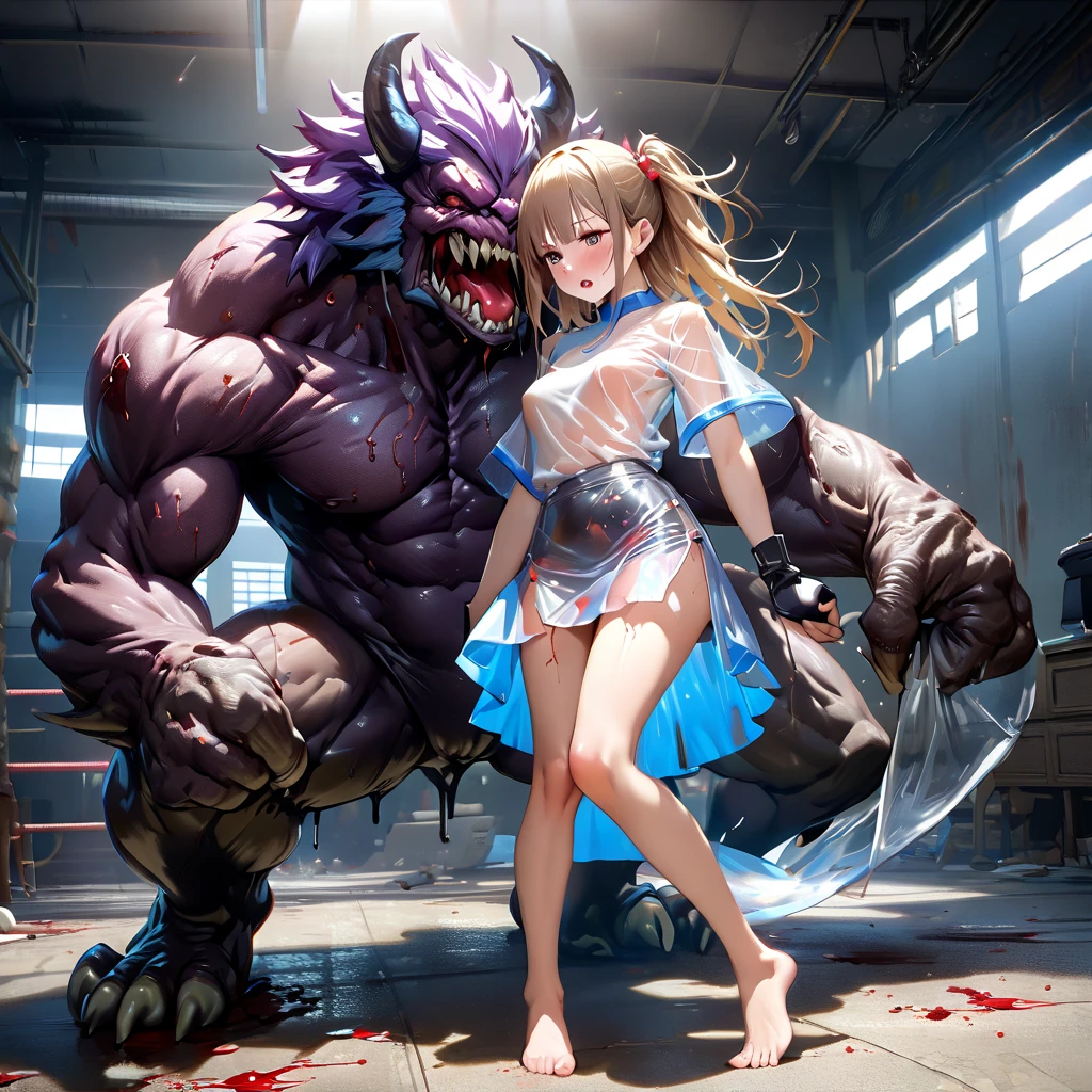 (best quality, masterpiece, uncensored, high quality, ultra detailed, extremely detailed CG, beautiful face, beautiful eyes, beautiful hair), solo, (1girl, (((red purple hair, peach inner, Hair Flaps, long su hair)))), (((((sailor swimsuit, collar, clothing aside, see through))))), (((((extremely awesome detailed deep-silky-healthy-lackwarm-foundational-baby face))))), nsfw, peeing, pussy, skindantation, hiqcgbody, (tan), (outdoors, alley:1.2), masterpiece,best quality,(size difference:1.4),(huge male necromancer,(monster:1.3),vampire standing:1.3), meatshield style and (1girl) and (monster sex), motion lines,(suspension,reverse suspended congress),(absurd stomach bulge), collar, chain,cum, penis, tears, small breasts, nipples,large insertion,teeth, bound, bdsm,rolling eyes, vaginal,bondage,navel, tongue, open mouth, crying with eyes open, pussy, ahegao, tongue out, spread legs, (legs up),restrained, testicles,fucked silly, cuffs, nude, black collar,veins,arms up, (eerie atmosphere, horror theme), suspenders, (extremely awesom e detailed and ribbon:1.3),(extremely awesome detailed deep-silky-healthy-lackwarm-foundational-soft-skin:1.1), (extremely awesome detailed gleaming skin), (extremely awesome detailed pretty face, extremely awesome detailed eyes, extremely awesome detailed shiny hair:1.2), (embarrassed, closed mouth:1.4), extremely awesome detailed dynamic lighting, extremely awesome detailed caustic, extremely awesome detailed deep shadows,(best quality, highres, absurdres, extremely awesome detailed CG unity 8K HDR wallpaper, perfect anatomy:1.1),(extremely awesome detailed realistic, extremely awesome detailed 3d:1.0)