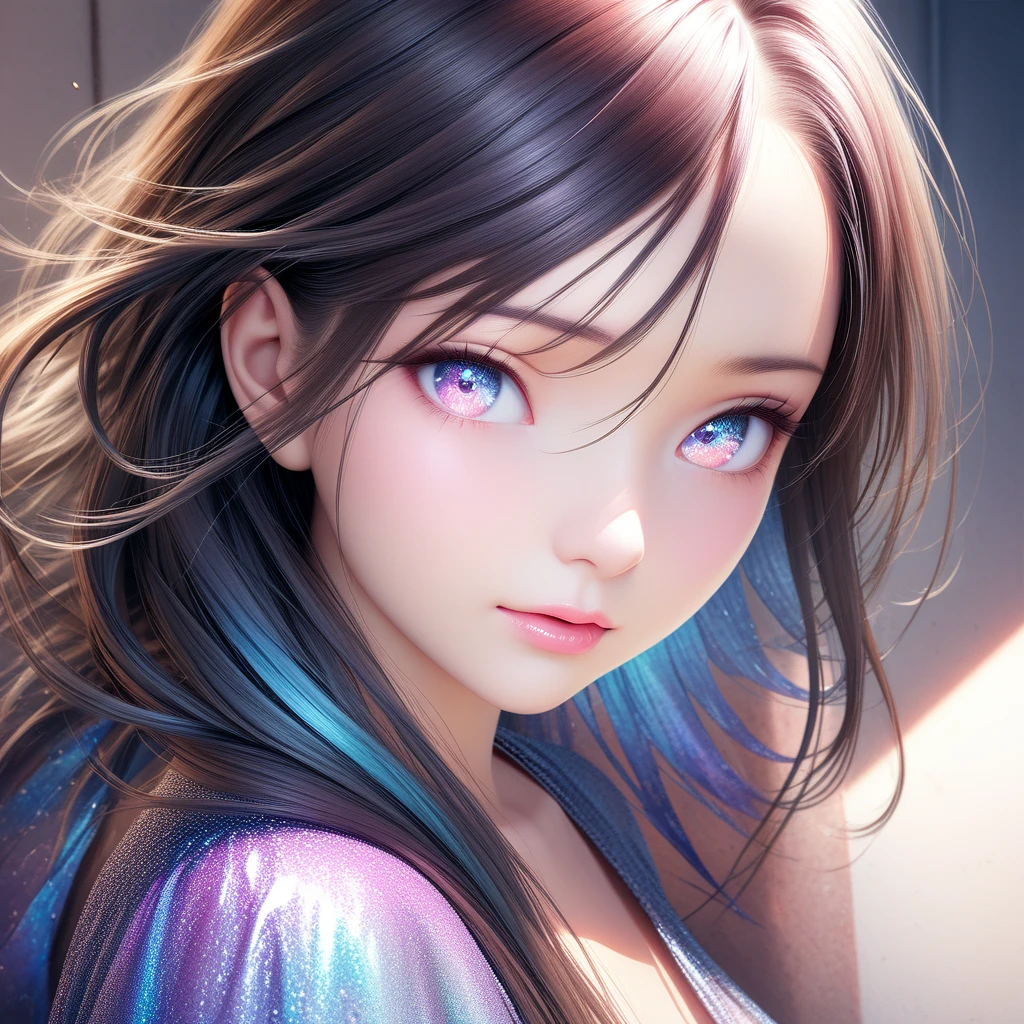 [masterpiece, best quality:1.1], 1girl, 4k, HD, Semi realism, Realistic, blurry background, blurry foreground, depth of field, photorealistic, perfect face, perfect body, masterpiece, intense shadows, ambient light, illustration, ambient occlusion, dreamlikeart,  samdoesart, sakimichan \(style\), kuvshinov, samdoesart, sakimichan, abstract, vibrant