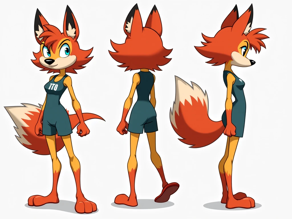 fox humanoid character sheet