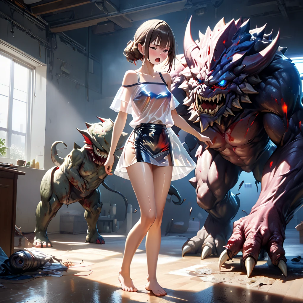 masterpiece,(bestquality),highlydetailed,ultra-detailed,1girl,(beautifulPirates girl:golden,glowingeyes:比基尼:1.2,elongatedears:0.8),(Inside the cave:1.5),(Destroyed night pool:1.5)(fantasylandscape:1.2,natural lighting:1.5,confidentexpression),(panorama:1.2),Mecha Dragon、smile,angle,,chrome,raw(Red Hair:1.5)(On the run from a mechanical monster、Acrobatic moves and angles:1.5)(Modern night pool、Destroyed:1.4)(In swimsuit👙:1.4)
(Monster Attack)(Beautiful woman in swimsuit jumping:1.2)(1 monster flying in)(A girl flying happily)((A giant monster attacks with its mouth open:1.5))
