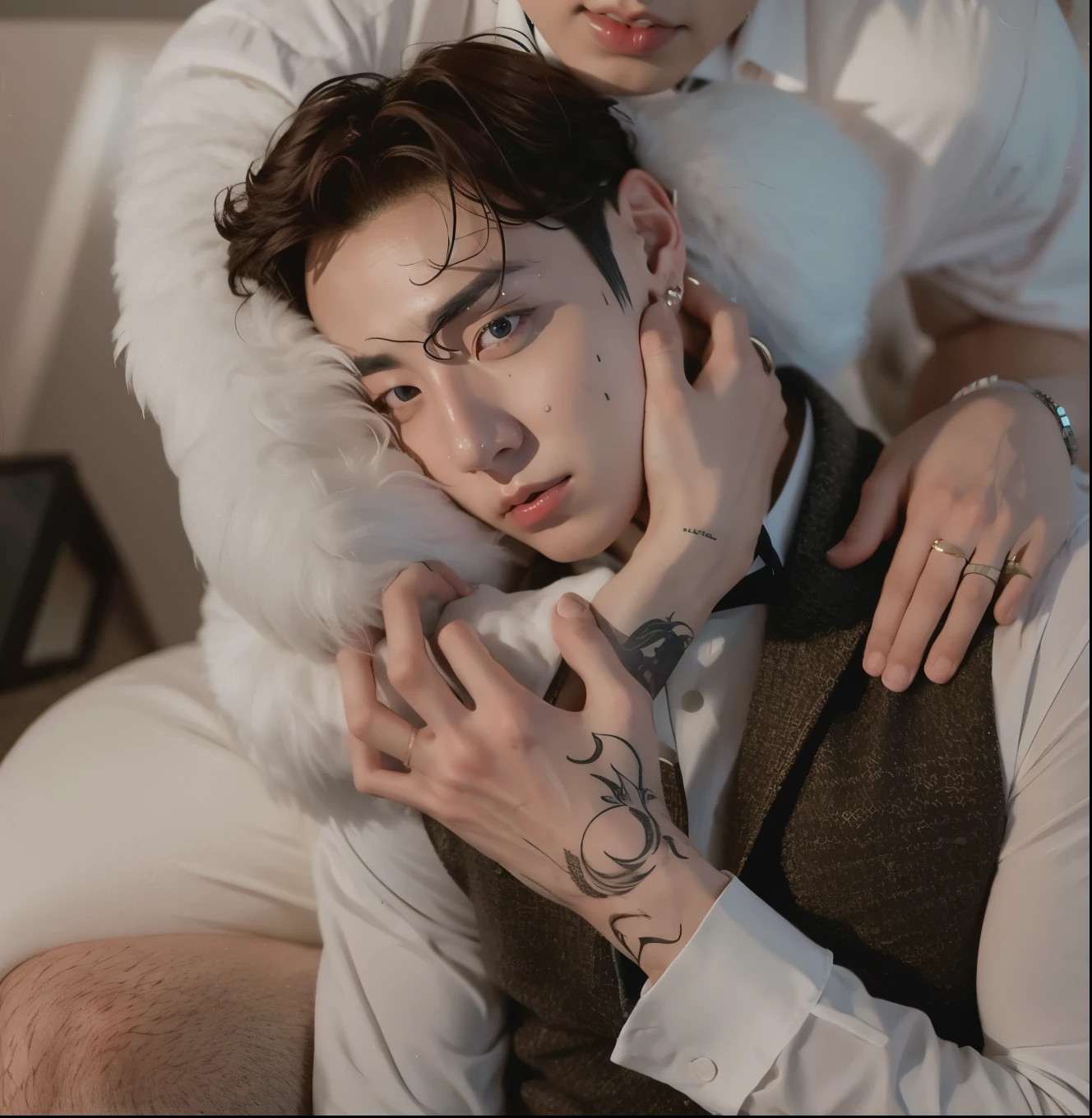 JUNGKOOK BTS, muscular and marked