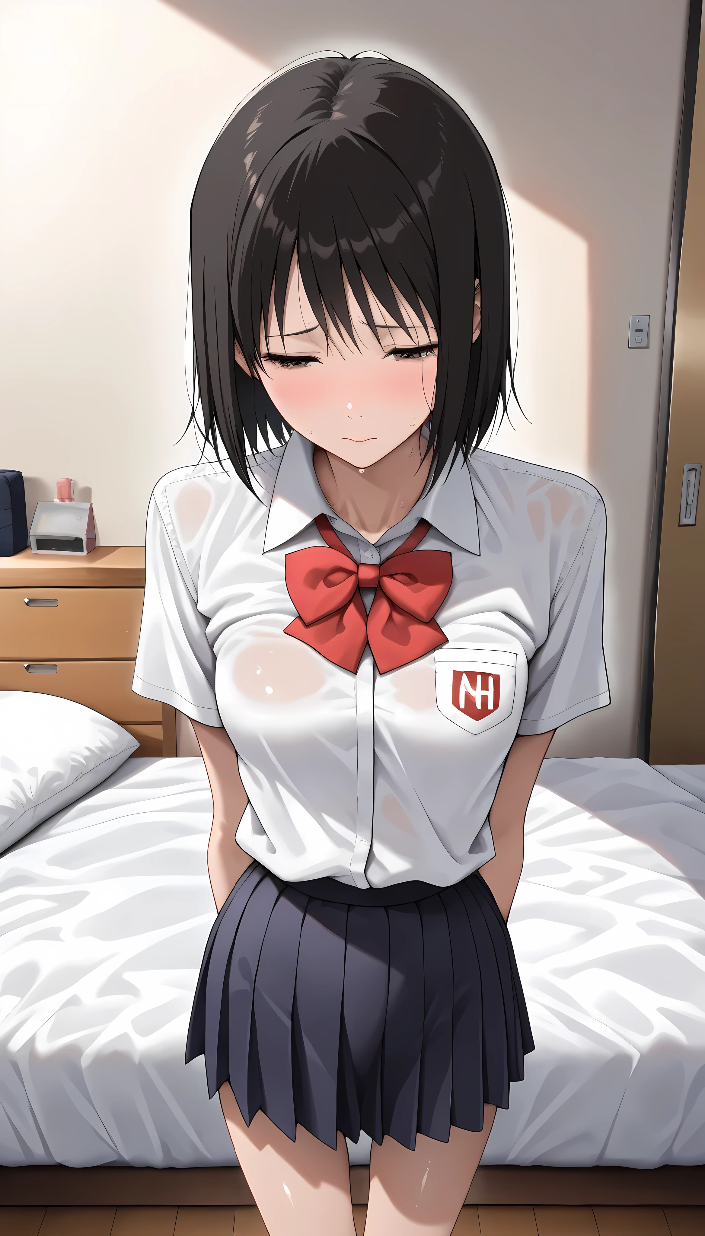 Hardcore、Nipples、Raped by a scary yankee、Deepthroat、Oral sex、Blowjob、Penis insertion、Pussy、Covered in semen、Many large bruises、Girl、Girl、Short、Younger、Lower school year、Baby Face、flat chest、Watery eye、Marks of being beaten、Violence、Scared、At elementary schools, parks, homes, etc.、Bandage、Fashionable clothes、Dynamic Angle、masterpiece、best quality、ultra-detail、scar、My hair is messy、scream and ask for help、Your clothes are torn、Butt、sit