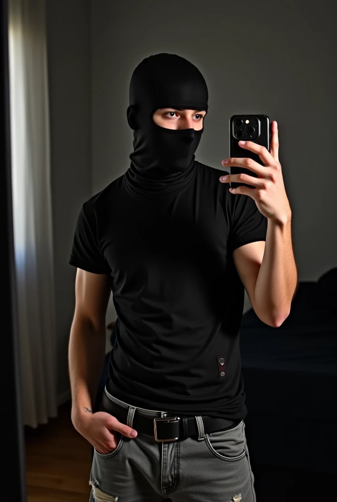 Sitting man, taking a selfie, hot and strong man, muscular, and a little wet, Defined abdomen