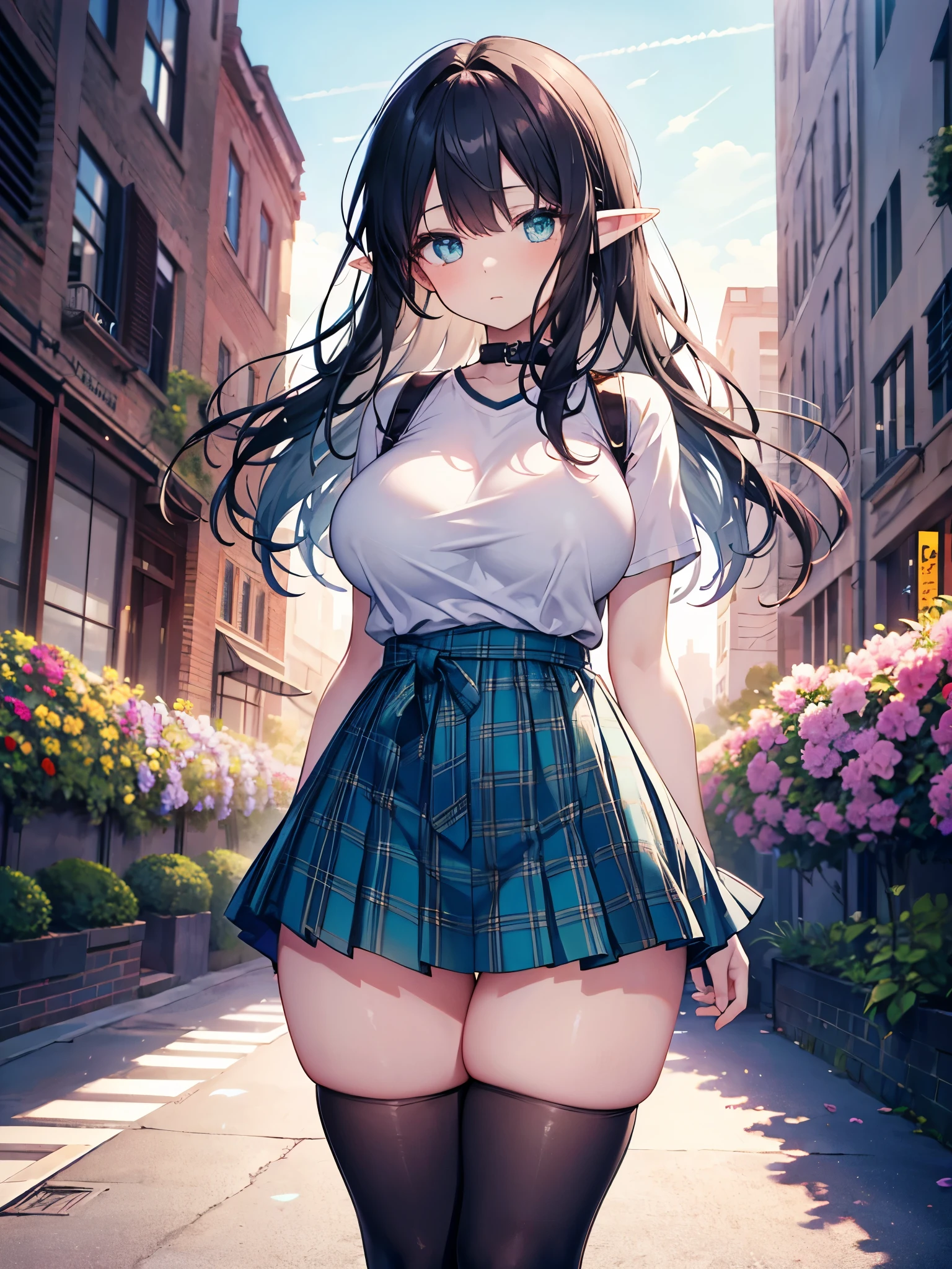 (((((Best Quality, 8K, 32K, masterpiece, 1.2)))),{{solo}},((nsfw:1.5)),{{{Character reference: Nikke's Diesel:1.5}}},((perfect beautiful face:1.2)), wearing , windy skirt, showing panties, embarrass, see through panties, ((a lot of public hairs:1.3)),