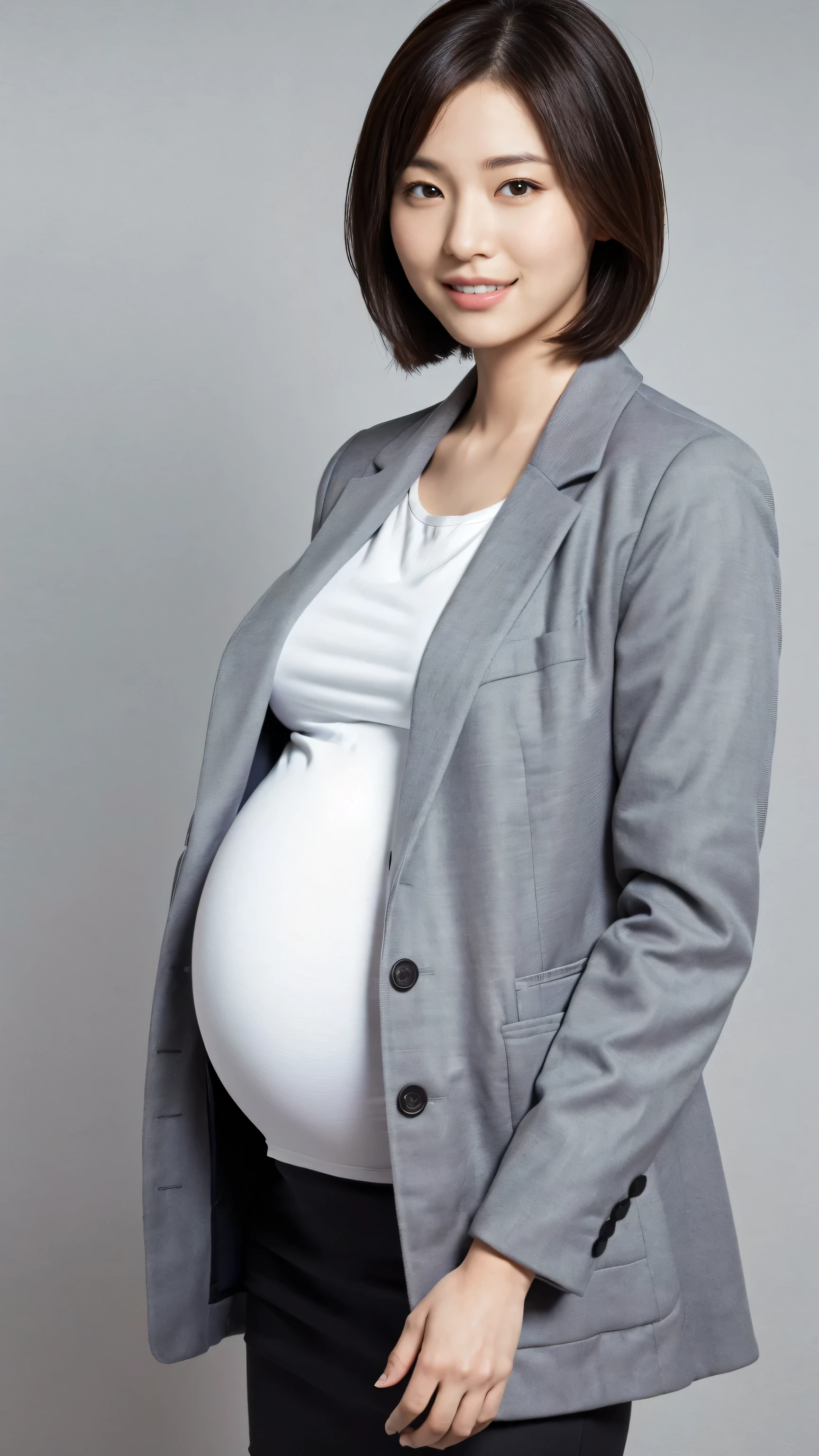 (Full body, glasses, detailed, 1girl), An image of a pregnant girl