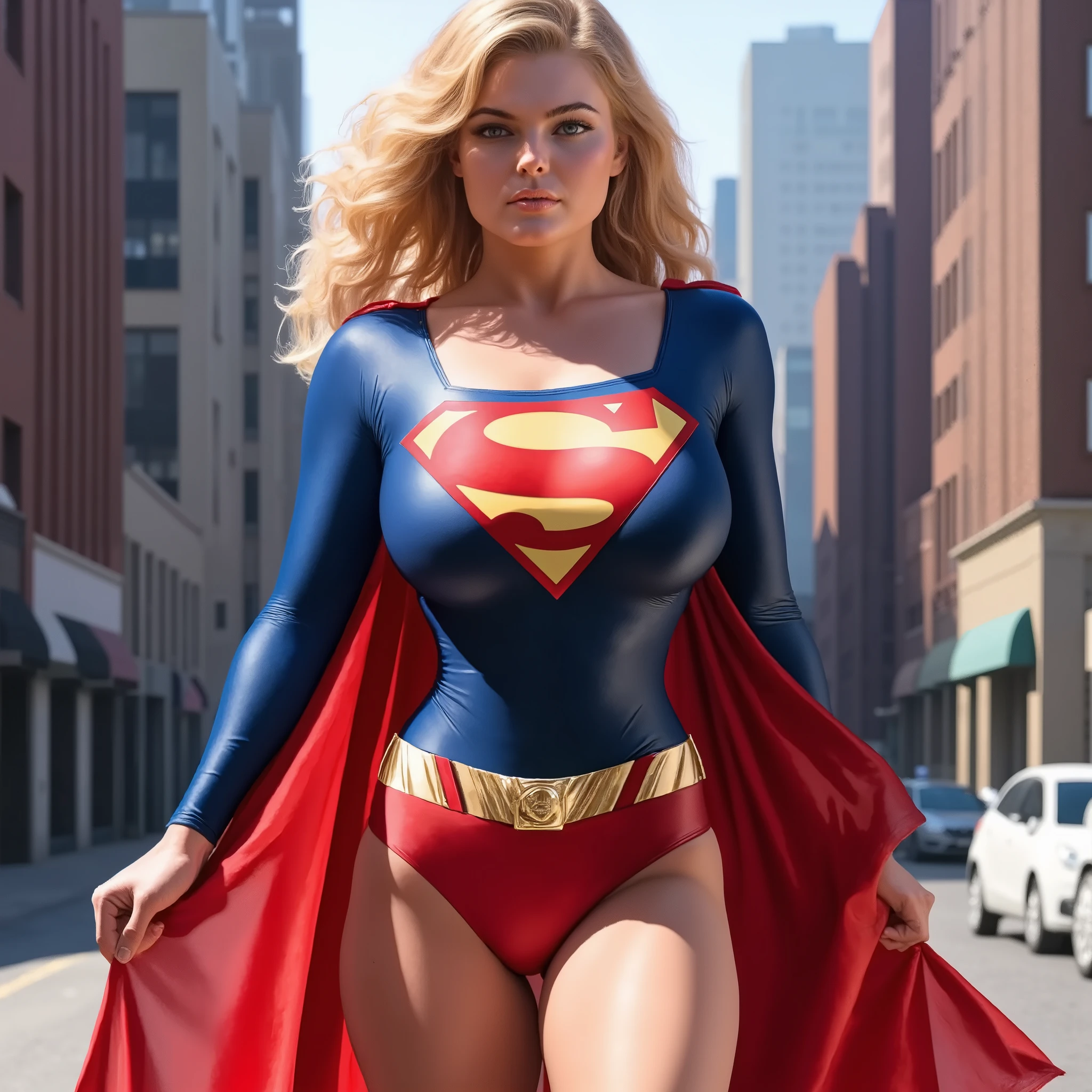 (masterpiece, best quality:1.2), 1girl, solo,
Erika Eleniak, AlexRossstyle, full body shot, dressed as Supergirl, dynamic sexy pose, Perfect hand, from a distance, flxPsMkp889