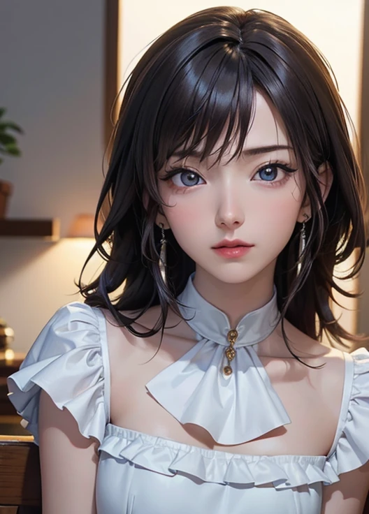 (random uniform),(Thin type),(large breasts),(random pose),(random hairstyle),(Highest image quality,(8K), Ultra-realistic, Best Quality, High quality, High Definition, high quality texture, high detailing, Beautiful detailed, fine detailed, extremely details CG, Detailed texture, realistic representation of face, masterpiece, presence)