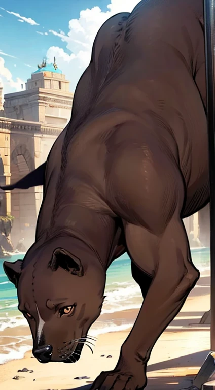Furry Negro, Antro, Black Dark BullL , (Delgado NO musculos) Bull, Tight Fundoshi, Hooves, (Furry Black Dark), Solo, (Cuerpo Completo), Toro, (TAIL), Tail Bull, Tail bovine, Tight (fundoshi white), bulto macho, Big Balls , Fondo Pradera de hierba alta , (Fundoshi Ajustado Blanco), Detallado, Gran Calidad, Realista, Furr Black, (Blue Eyes), Realista, (Cuerpo perfecto proporcional) Pose de Espaldas, Tumbado, Espalda, (Lying Face Down), (Back view), Big ASS, Cuerpo Completo, Hooves, Cielo Azul, (Piercing Nose) ,(Piercing Tabique Nose), (Narigón Nose Piercing) Mirando al horizonte