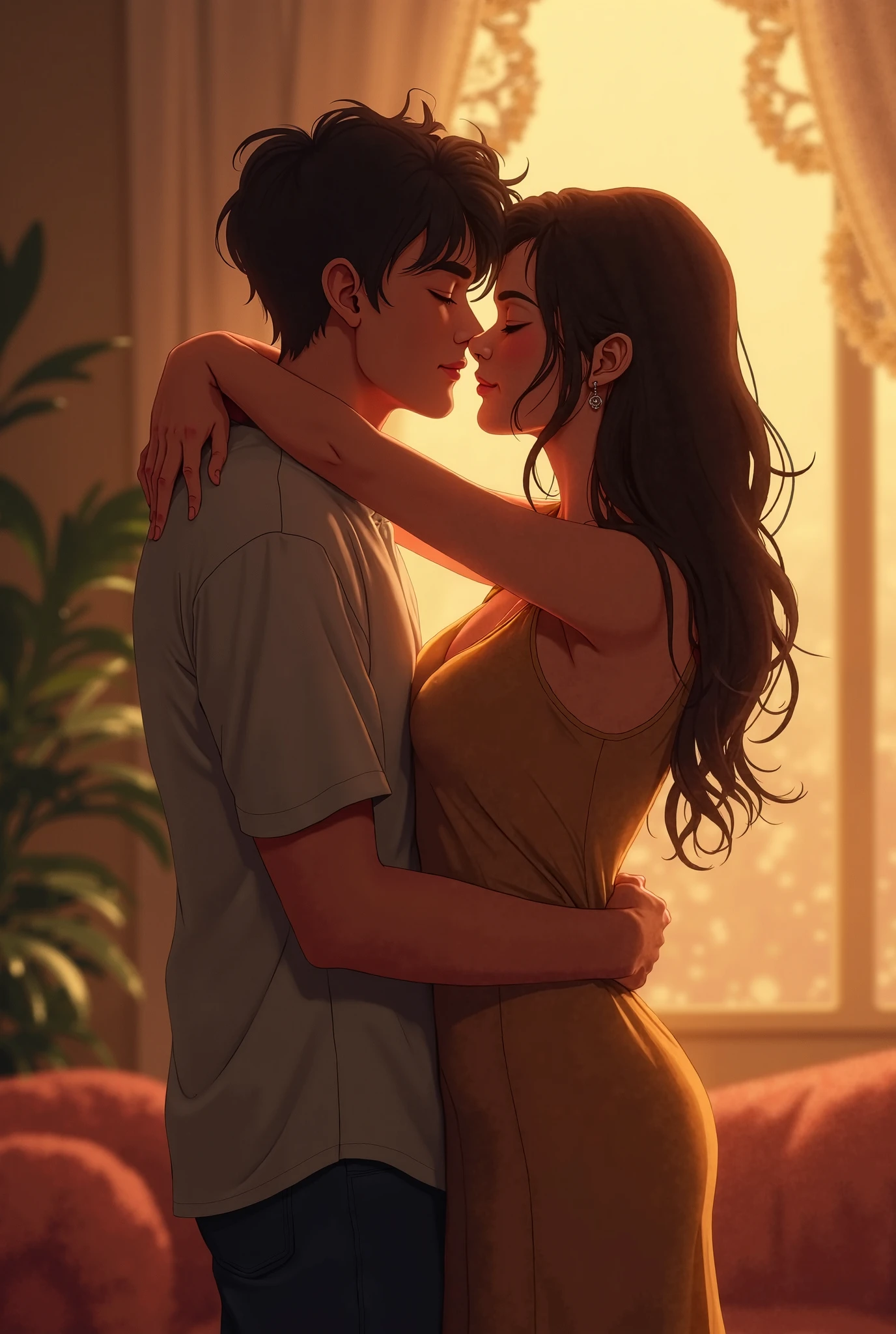 Closing hug 