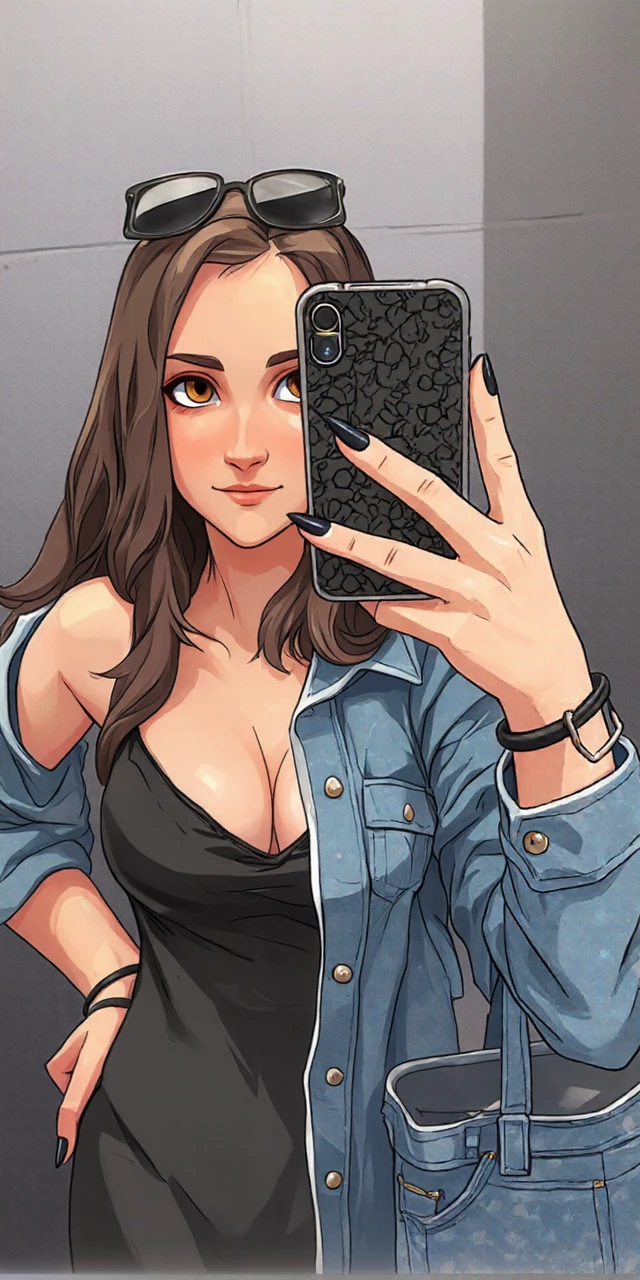 Araffes is posing in a bikini and protecting a cell phone, violeta myers, in the mountains, half pink, Anna Nikonova also known as Newmilky, in the mountains, instagram model, young woman with long dark hair, dasha taran, jaw-dropping beauty, mountains in the background, angelina stroganova, with mountains in the background