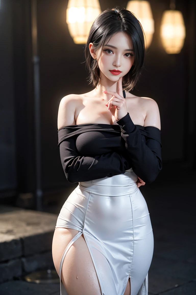 8K, Best Quality, Masterpiece, Ultra High Resolution, (Realism: 1.4), Original Photo, (Realistic Skin Texture: 1.3), (Film Grain: 1.3), (Selfie Angle), 1 Girl, Beautiful Eyes and Face Details, Masterpiece, Best Quality, Close-up, Upper Body, Looking at the Viewer