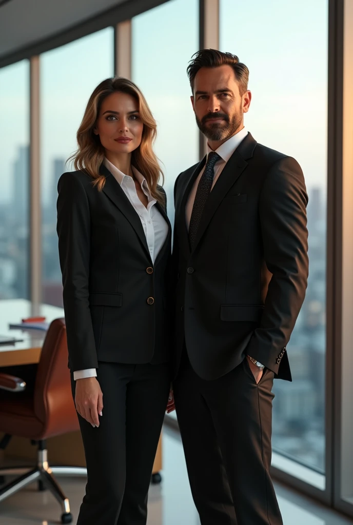 A man and a woman breed together