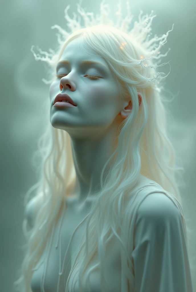 I am her lost naked dream that is within her path searching for freedom and that appears in this beautiful portrait full of emotions and messages that are seen in this image her eyes of faith are present in her , The message I want to say is that I really exist, very real, in this dimension of reality., 48k rule of thirds atmosphere of nostalgia colors of hope but above all of faith 3d