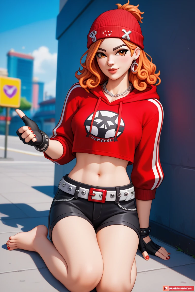score_9,score_8_up,score_7_up,score_6_up,sitting on stairs,
A girl in roller skates,wearing only a sun resistant transparent jacket,ultra short jeans,belt,socks,large earrings,and mechanized knees,
Leopard girl,leopard print clothing,fashionable and sexy,with exposed thighs,golden vertical eyes,small fangs,upper body,viewed from above,claw pose,