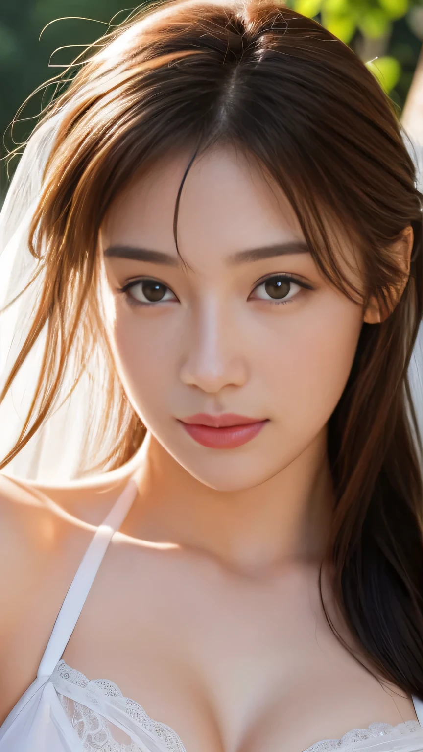 A beautiful fairy with wings、Sleeping、Fairy in front、Upper Body、bangs、Close-up of face、Glossy lips、night、high resolution、mysterious、high resolution、