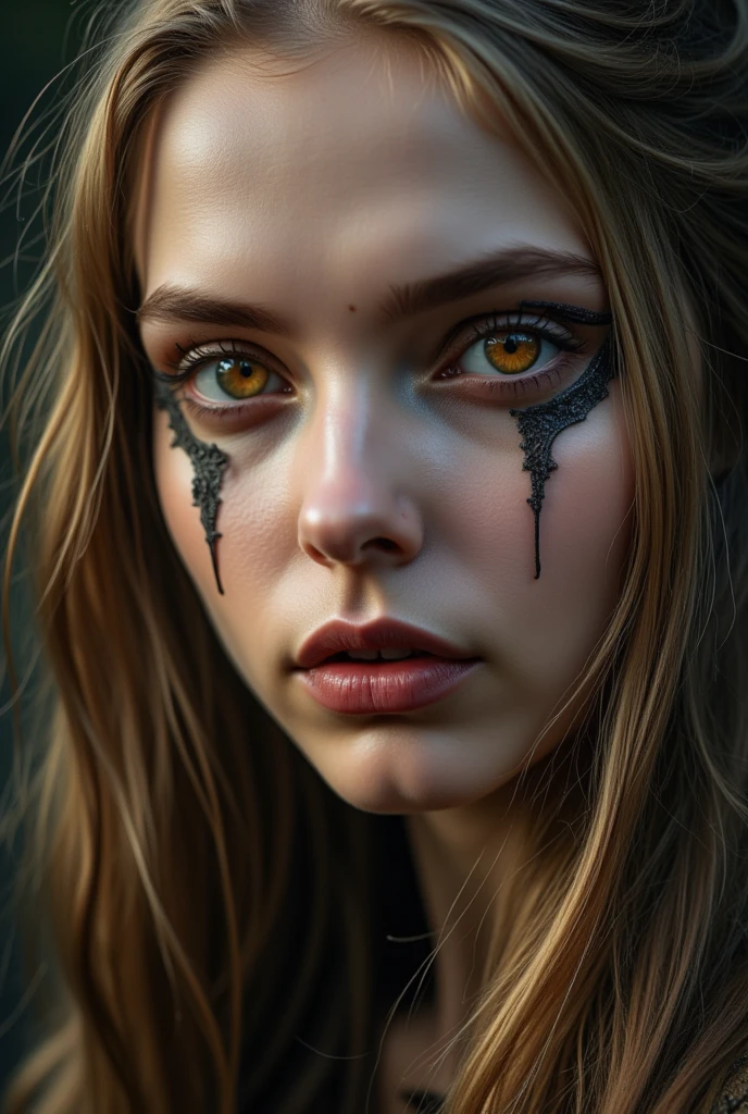 (((full frame photo 1.7))) beautiful face, blemished flawed skin, realistic photo, blonde EmWat69, gothic make up, demonic witch, (((evil, sinister, dark, grim))) [smoke], [haze], big lips, pouting lips, skin pores, skin blemishes, natural lighting, deep depth of field, photographed on a Canon EOS-1D X Mark III, 50mm lens, F/2.8, (hyperdetailed), ((RAW color)), sharp focus, HDR, 4k resolution, olpntng style, quality, (((chaos))), blonde hair, extreme detail, ominous coloring, high dynamic range, shadows, subdued colors, centered, volumetric lighting, Sherry Akrami, Jorge Jacinto's artstyle, Richard Davie's artstyle, Dave Greco and Angel Ganev art, Jason Chan artstyle, golden ratio , tattooed body, deep textures, mirrors, torches, sf, intricate artwork masterpiece, ominous, matte painting movie poster, golden ratio, trending on cgsociety, intricate, epic, , highly detailed, production cinematic character render, ultra high quality model, oil painting, heavy strokes, paint dripping, oil painting, heavy strokes, paint dripping, oil painting, heavy strokes, paint dripping, (((meticulous, magnificent, maximum details, extremely hyper aesthetic))), bokeh, volumetric fog, (darkness:1.3), (grit:1.3), (decay:1.3), (dirt:1.3), volumetric fog, gritty, by (Jeremy Mann:1.2) and Grzegorz Rutkowski, subdued colors