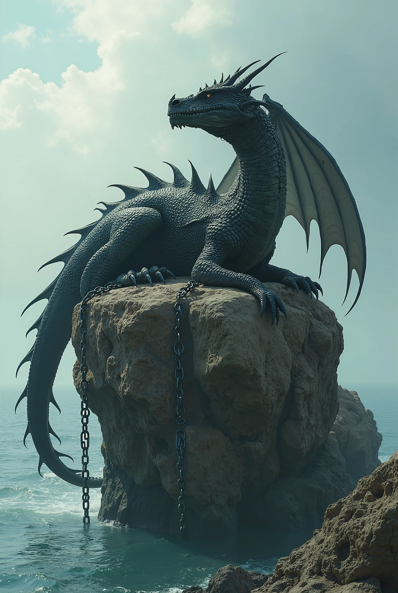 dragon resolution black and gold in the middle of the lake