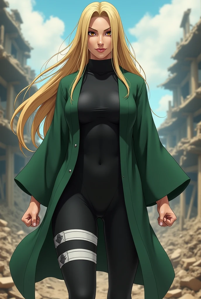 Please make Tsunade from Naruto more realistic.
