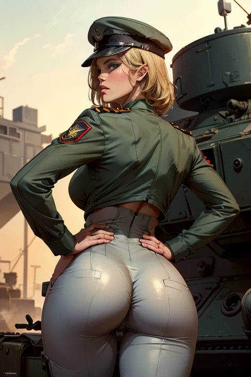 a funny retrowave ((coyote female)), (pure beauty), ((pretty detailed face)), ((she is the center of the image)), wearing a world war 2 pilot jacket (leather), green (pilot suit) with zipper, and (pilot goggles), ((thight clothes))david clark headset (green), sexy, slim body, ((blonde hair)), neon ligthning, full body picture, full head picture, 80s atmosphere, fur, (fur ears), fur tail, retro arcade game vibes, (looking at camera), 8k, ((high resolution)), very detailed, ultra hd, nose art pin up, ((over a background with an old airplane))