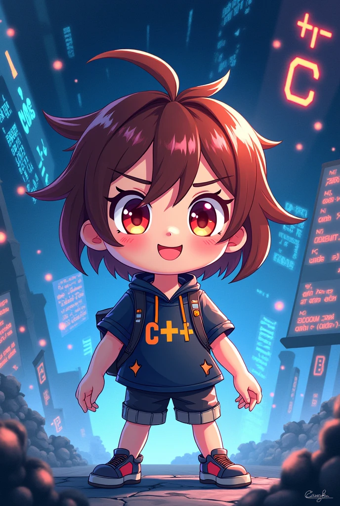 Anime, c++ book lang - SeaArt AI