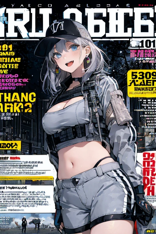 High detailed, 1 japanese girl, solo, peach- Blondie hair, side ponytail, purple eyes, big busty, chunky, thicc hips, pilot suit, serious expression, expressive eyes, finger-gloves, gun-belt