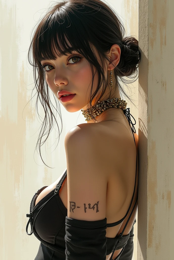 Tattoo on the arm with the following spelling "Porque: Pergunta; Porque: Resposta; Why: Fim de frase; Why: Substantivo" --auto