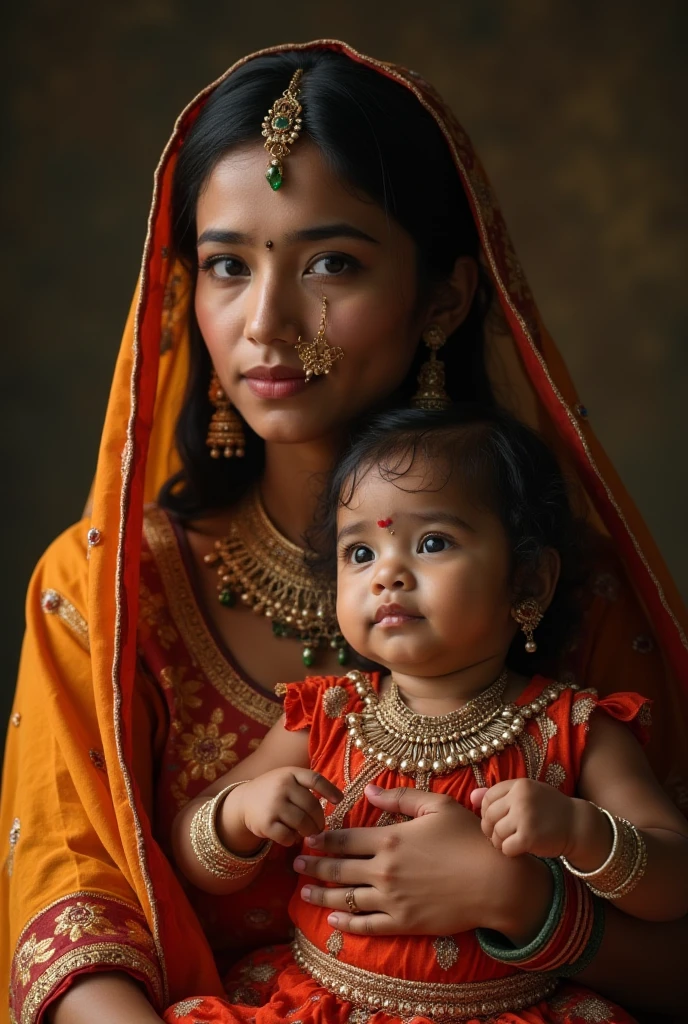 A North east Indian woman mother