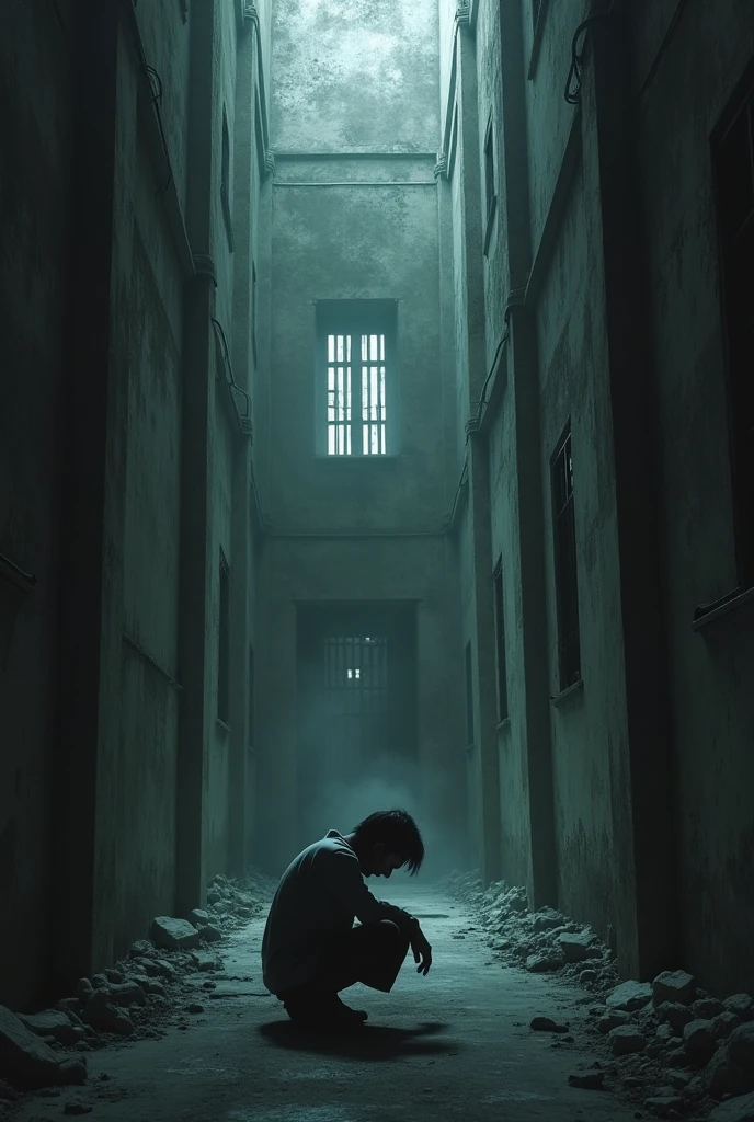 image that evidences anxiety and depression like a prison