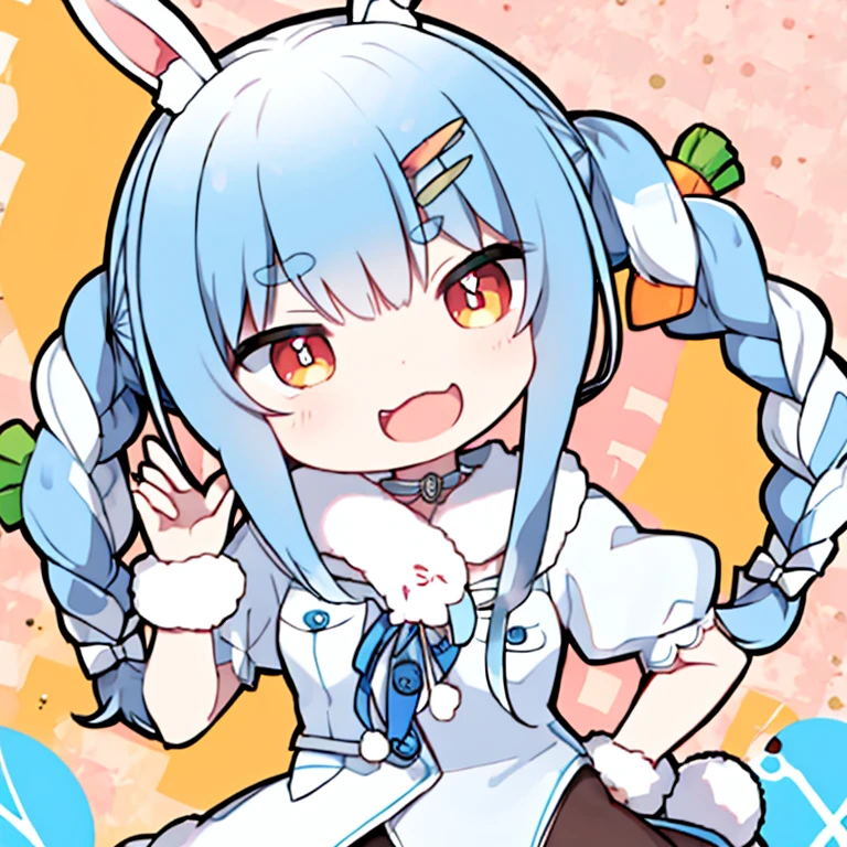 rabbit-shaped pupils