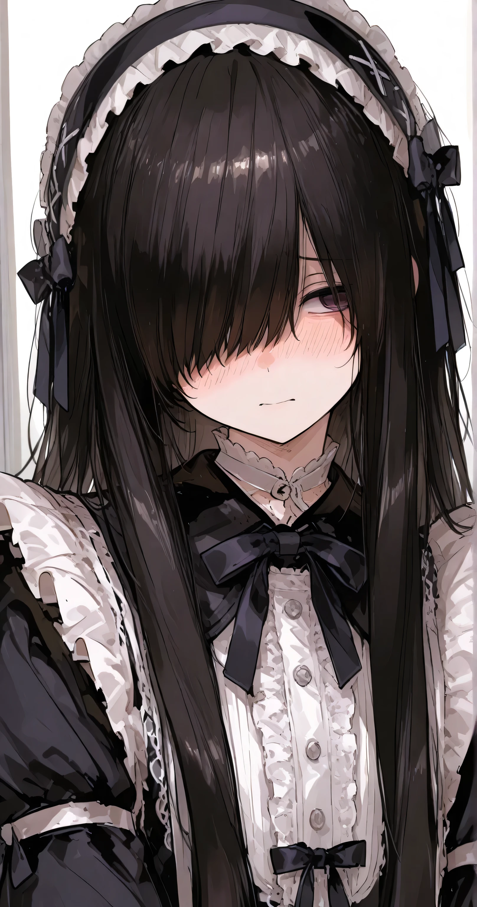 anime-girl-with-long-black-hair-wearing-a-white-and-black-dress-seaart-ai