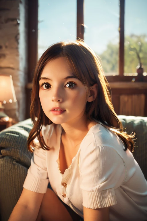 superb, masterpiece,1girl, solo, room, study, lightsout, stand light, face details