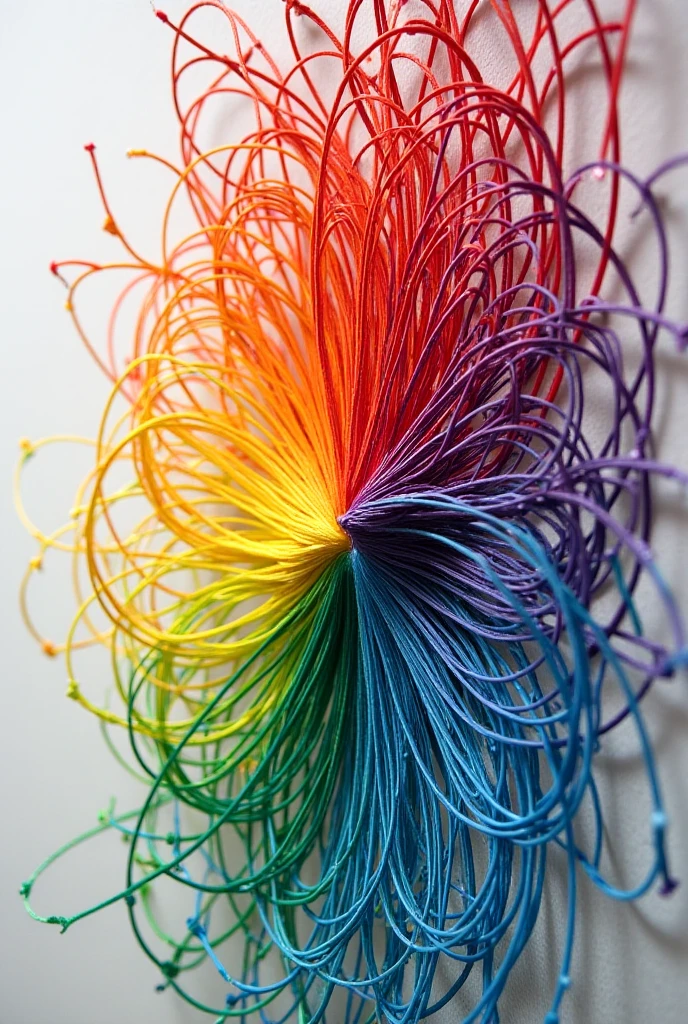 - Social Threads (Rainbow): These threads will be thinner and more numerous, representing cultural exchange, migration, and the interconnectedness of people. The variety of colors will symbolize the diversity of cultures.