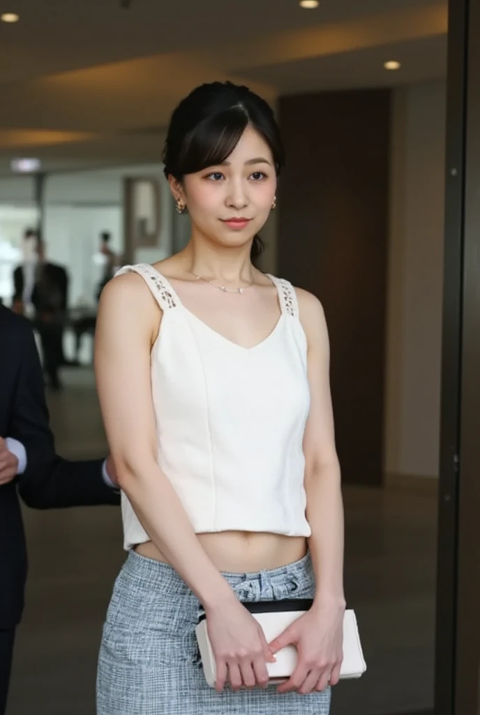 16k super high image quality、"Best Quality,Ticker,(micro bikini full body image),Short hair,Anatomically correct,Small bust,Powerful buttocks,Beautiful face and bewitching smile,sexy nude body, perfect beautiful white skin,Eye for detail, Detailed lips, Fair skin with textured colors, Shallow depth of field, Backlit lighting,Soft shading、 legs extending beyond the frame, One-person viewpoint, Zoom Layer, 85 mm, Super Detail"