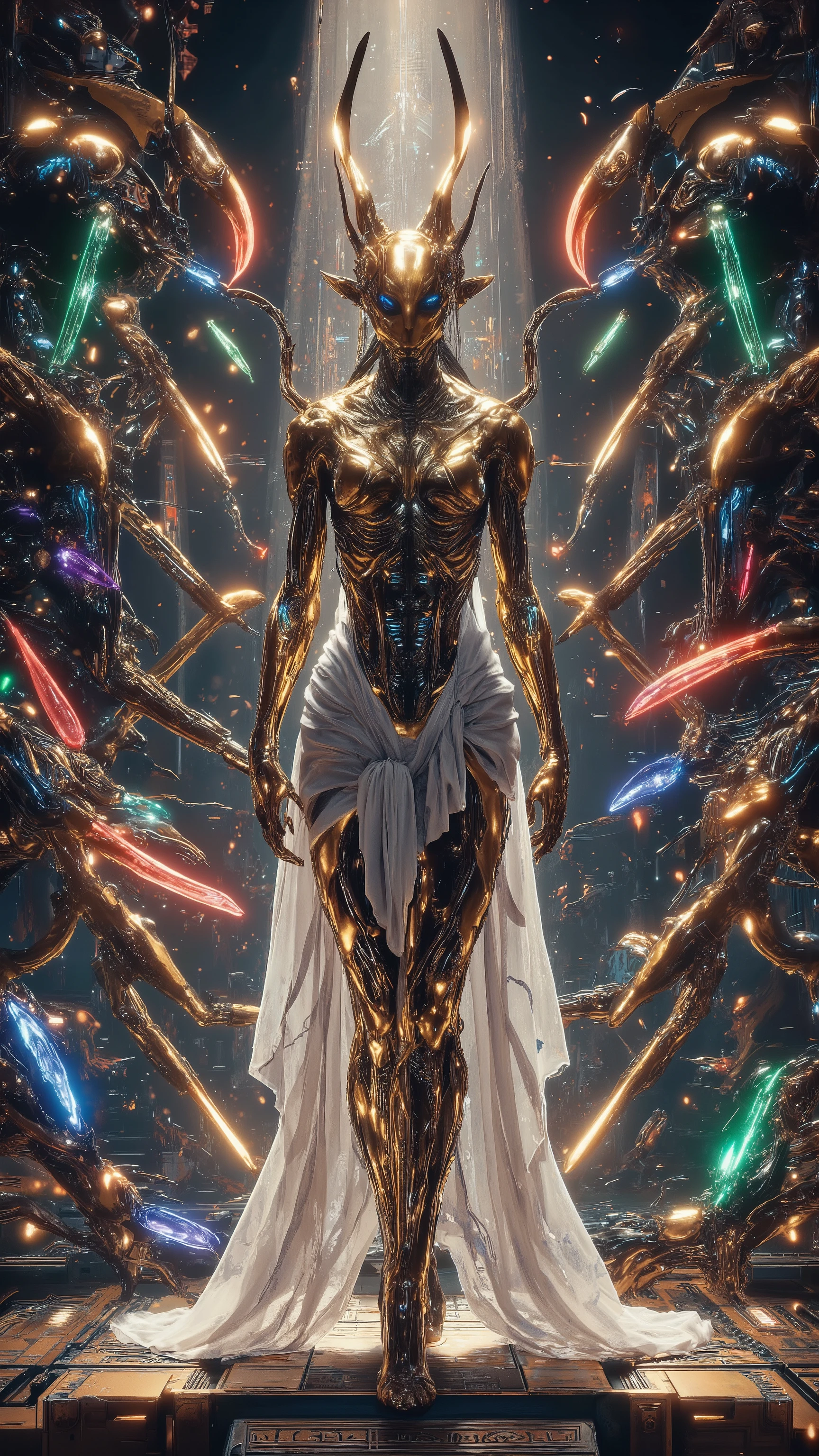 ancient Egyptian mythology Sphinx cat lady {x} design a super commercial blockbuster movie-grade promotional edition super beautiful giant poster designed by a gorgeous Hollywood master。( Using Real Physical Engines ,The ultimate use of screen space ,Using a unique and unique design ,by镜头语言隐喻、Metaphor 、 Ancient Egyptian Mythology Sphinx Form Cat Girl :1.8),(超多花样赛博Fun饰品, Invisibly coding , makes the picture match 14 + review requirements :1.8),( streaming creative action :1.6),Three-dimensional picture tension 。 Master Composition 、 creative design layout 、 super long body and drastic changes curve 、by几何图形拼接诸多创意要素,by特种镜头多horn度拍摄、 multiple scenes , Clean Picture , bright color ,hdr,(Super real、 super detailed、Super complex,Super-sharp 、 Super Visual Effects Engine secondary rendering 、 super high quality output:1.8)。{(byClassical Aesthetics 主义为基础, characters ,Carefully crafted,by宝石、Metal、Liquid silicone 3D printing,Genetically Modified ,让horn色们的外观拥有超现实调整修正后的视觉效果与realism:1.8), Empress Shemales ,, they always (And elegant、solemn、pride:1.6),by(Integrated 、 precise connection 、 seamless nesting 、Genetically Modified 、 Conceals Mysterious Temple Level Sexual Characteristics and Extraordinary Tension {x} Perfectly Combines Mythical Magic Monster Creatures in Mythology and Legends:horn、tail、Tentacles、Wings、Feather、scale、nail、hoof、Prosthetics、fur、Chitin 、Pattern、Tattoo、, made a gorgeous appearance :1.8),(, a mini and cute dexterous flower fairy goblin :1.6),她们常驻咖位主horn群像:(Integrated 完美融合精密嵌套无缝衔接的神话赛博生化雌性半人马,Half man, half horse, half man, half horse :1.8)、( The enchanting Elder Kraken :1.6) The Mermaid Queen 、( the mythical Sphinx cat lady:1.6)housekeeper、( :1.6) The Phoenix Witch ,( and later rendered :1.6)Ranger Scout 、(charm四射的粉红色魅魔:1.6) The dance troubadour ,( More than five females :1.6)福瑞horn色。 They all have : Super long and beautiful body ,Real skin、 Muscle texture and texture ,Classical Aesthetics 、 Physiological perfection、Ergonomic structure 、 high-tech medical beauty 、 the world's top cosplay 、( Conceals mysterious, masterful sexual characteristics and extraordinary sexual tension :1.6)、Abundant collagen 、 ultra-low body fat percentage 、 golden ratio figure、 multiple complex topography 、Super slim legs 、( Super-Narrow Ribs and Waist :1.4)、Beauty、Colorful、 Blonde 、Tear mole、 Monster level sexual characteristics 、, including the Succubus Dancer with an extraordinary sexual tension }。史诗级的宏大制片场景内包含多种horn色和职业服化道,( Ancient Egyptian mythology Sphinx cat lady :1.6),horn色体态呈现出多种高超技艺设计动作,, perfectly blends sophisticated nesting and seamlessly connected cyber-biochemical women , that transcends the limits of reality 、 seamlessly nested with mythological and legendary monster characteristics , and , multi-style architecture , Xia Guang Rui Meng , Piano, chess, calligraphy and painting ,The Legend of Baosha 。shineFire水晶脚环,Hate the sky,charm,超级Dynamic,Smooth movement , Elegant Posture , long whip put away , Illusory Aura ,Chic,Dynamic,New Chinese ornate costume ,solemn感与妩媚反差萌。 partner combination 、interactive、Innocence、shine、 multiple color light 、Fire、 ultimate color control 、Soft 、Ancient、 The Succubus dancer with a grand mood 、Fun、 surrealistic 、Shadow God Map 、、 inspirational idea 、realism、 plot screen 、Prize-winning entries 、 ergonomic creations 。(被虚化的星空中超极巨构体logo上shine光芒的古老符文:1.6)。<centaur concept>,。