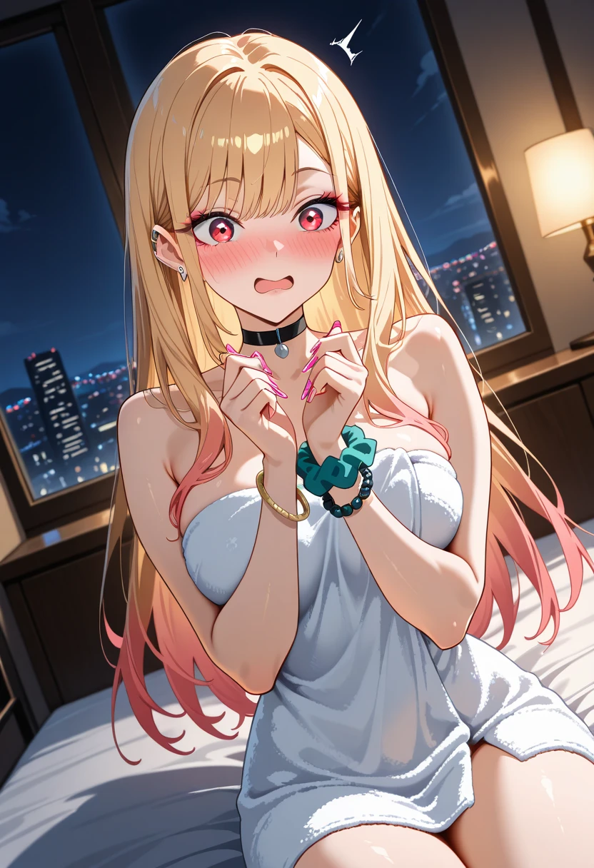 Marin Kitagawa Long Hair Blonde Hair Light Pink Ombre Hair SeaArt AI marin-kitagawa-long-hair-blonde-hair-light-pink-ombre-hair-seaart-ai