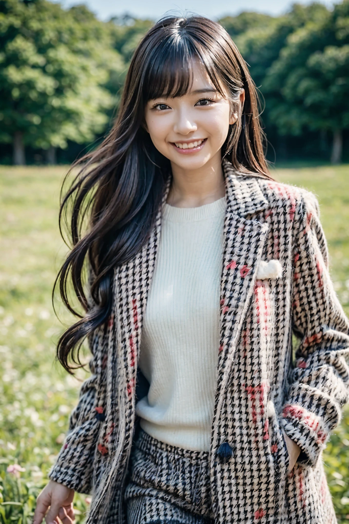 (Completely live action:1.37), (Amazingly realistic textures:1.37), (masterpiece, best quality:1.2), (8k uhd, 16k, 32k, ultra high res), amazingly realistic skin, amazingly realistic photo, superrealism, (photorealistic:1.37), (RAW photo), ultimately realistic, (ultimately realistic all details), (ultimately realistic all textures), super realistic lighting, super realistic shadow, (japanese girl:1.5), ((young face)), smiling, happy, super realistic face, ultimately realistic skin, ultimately realistic eyes, (mascara:1.35)ultimately realistic background, ultimately realistic detail up, kkw-ph1, ((drooping eyes, cyberpunk-style cyborg girl, amazingly intricate details, Anatomically perfect hands, mechanical body, silver knight armor, ultra glossy texture, purple hair))