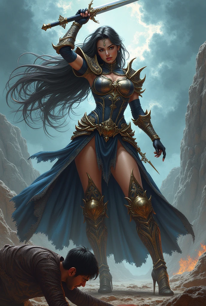 Logomarca dark fantasy