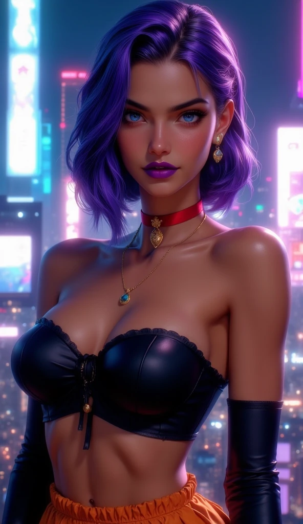+(((HDMI, HDRI, UDHD))),((Njj 3d)+(Njj modern anime)), night, rain, cemetery, 1 woman, punk rock style clothes, black leather jeans, chains, sneakers, ( (neon iris lighting) 1.1), (eyes emit a magical glow 1.1), ((detailed beautiful eyes) 1.1)), lighting: ((light source full moon))), (((bioluminescence halo light effect Aura focuses on hair))), light falling from above, close-up, bright colors, high quality, extreme detail, blur, depth of field, blurred foreground, looking into the camera, The image had to have an overall sense of mysticism and otherworldliness., with even more number of fantasy elements. (perfect details: 1.1), (beautiful and clear background: 1.2), (extremely detailed CG, ultra detailed, best shadow: 1.1), (finely detailed beautiful eyes), (full-length 1.1), ((fairy fog effect)) , ((ultrasound wave effect)), ((golden rays)), ((abnormal air vibration))., 3D, digital art, on a solid color black background