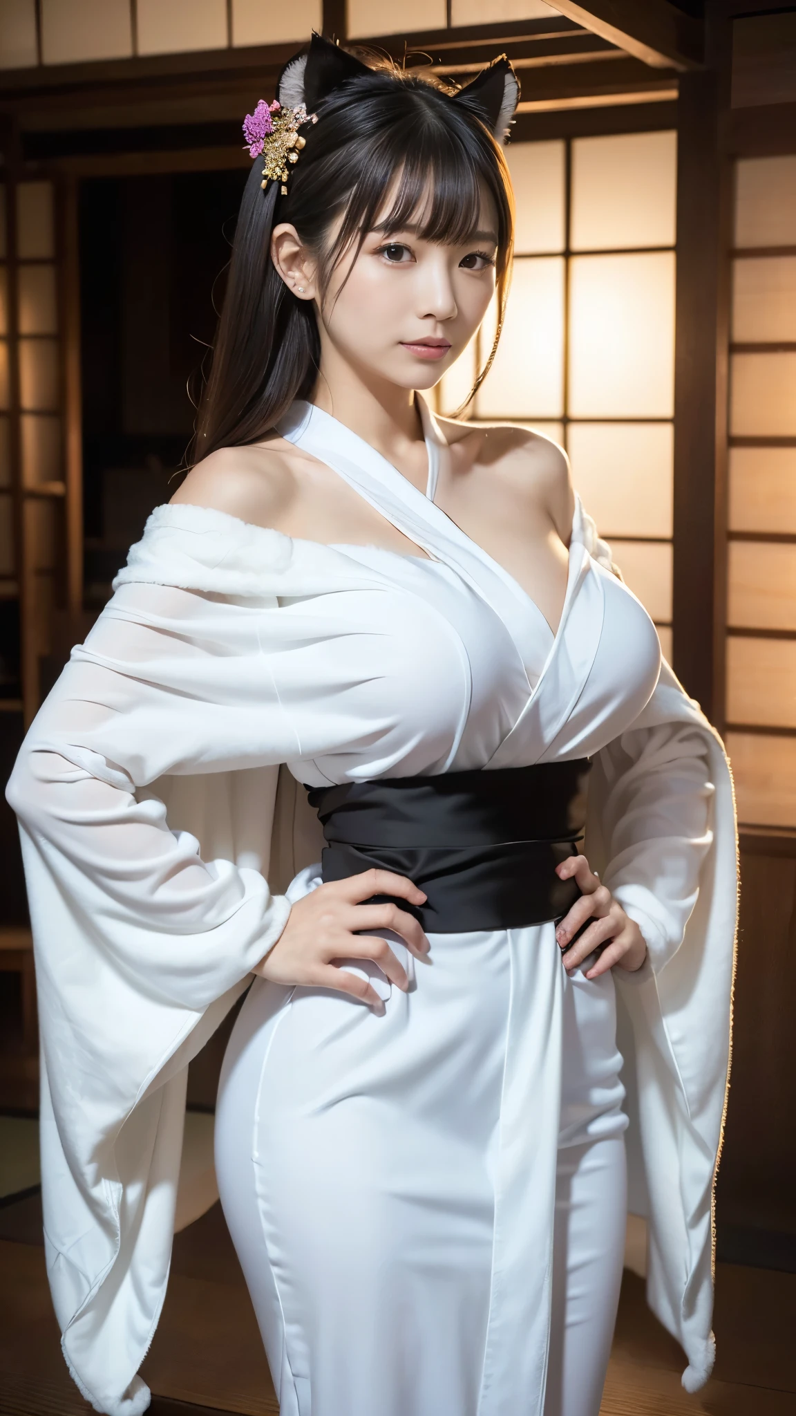 ultra-detail, high-res, ultra-detailed, bestquality, Marvel, 最高品質,Unified 8K Wallpapers, Cinematic lighting, Fully body image，Miss Asia，Japanese beauty model()，High class and elegant clothes，