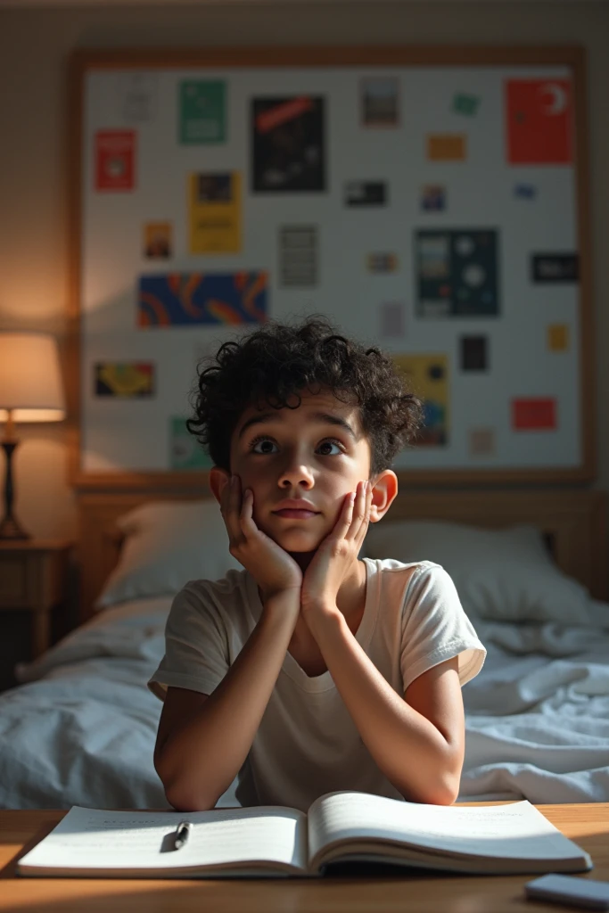 Child crying in his room