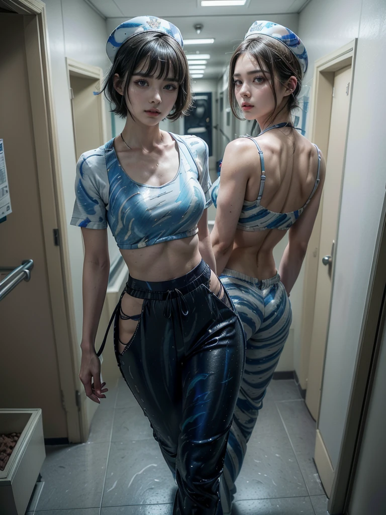obra de arte, maximum quality, ultra-high resolution, 8K, jovem, Michelle Yeoh, Extremamente bonito, jovem, Corpo todo, sozinho, afinar, rosto extremamente detalhado, identical face, olhos detalhados, sorriso travesso, alegre, foto realista, totalmente realista, pele humana, studio lighting, perfeito, quadris largos, coxas grossas, bunda grande, vestindo micro shorts e blusa