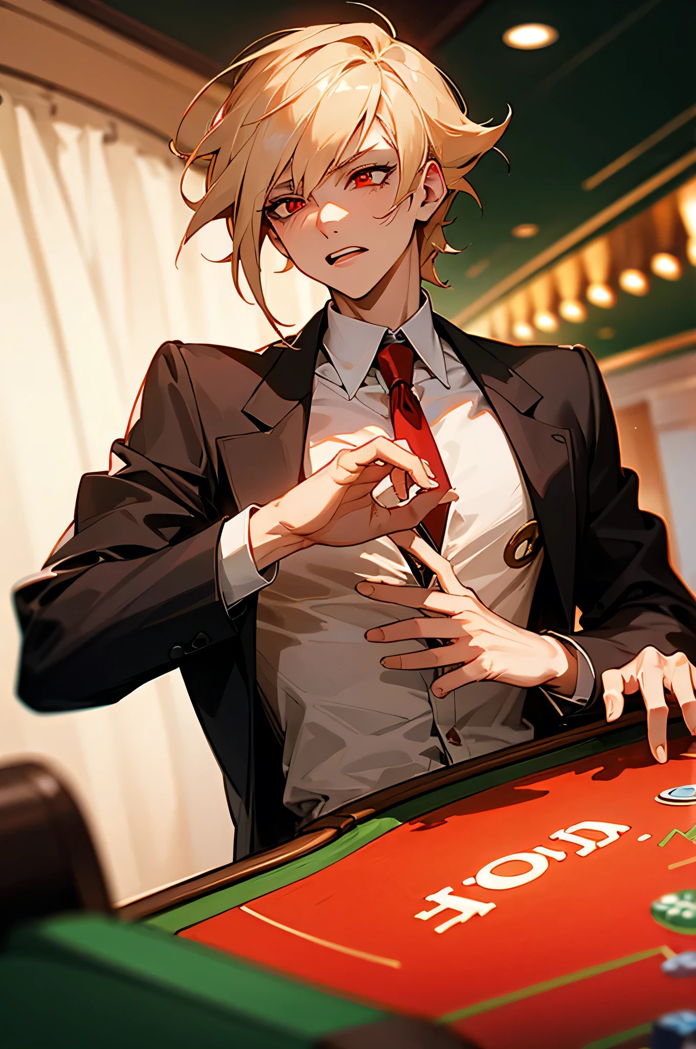 group of male friends of different ethnicities playing poker