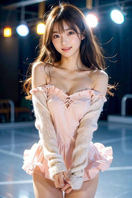 nude topless, (masterpiece, best quality:1.4), (future days), (full of white flowers), (1girl), ((18 years old)), solo, (european youth:1), aerith gainsborough, choker, cropped jacket, hair bow, bracelet, (((red jaket))), (((pink dress))), brown boots, very long hair, hair ribbons, hair flowers, strapless red dress, high heels hyperrealistic, high detailed skin, dslr, soft lighting, high quality, highly detailed face, highly detailed skin, skin pores, subsurface scattering, realistic pupils, medium breast, full face blush, full lips, detailed background, depth of field, volumetric lighting, sharp focus, absurdres, realistic proportions, good anatomy, ((light smile)), ((looking at viewer)), ((cowboy shot)), (realistic, hyperrealistic:1.4), 16k hdr, ,, medium breasts, show vagina, spread legs.
