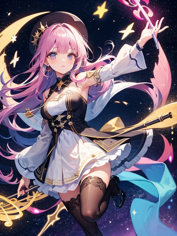 Masterpiece、Highest quality、highest quality、((((Transparency))))、Good looking girl (blush, Perfect Face), independent , Looking into the camera, masterpiece, Anime art style, (Open Mouth Smile)、Shiny hair quality、Small face、Dynamic pose、Super detailed, beautiful, wide eyes、Ultra-detailed, clear and beautiful faces、(cute illustration:1.2), High-resolution, ultra-detailed, best quality, embarrassed、Thighs, Awards, Anatomically correct