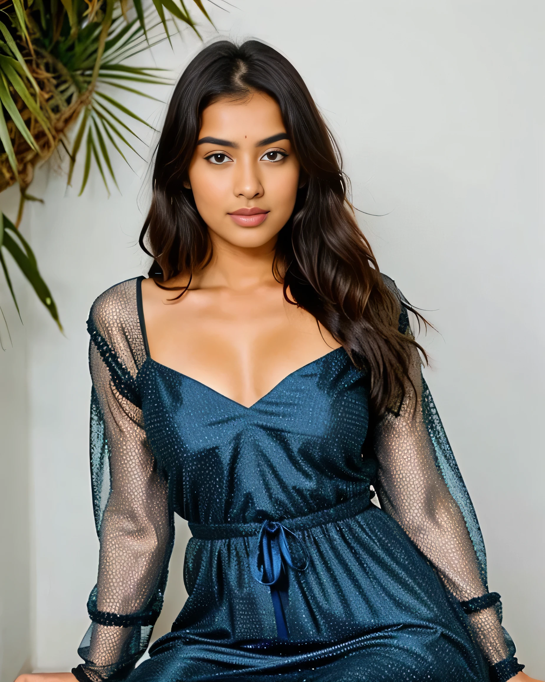 RAW photo,flash,hazy atmosphere,35mm focal lenght,fashion shoot,candid photograph,artistic,photograph of a beautiful,influencer,30yo Iranian woman,detailed skin,fully naked,looking at viewer, candid pose,standing outside,midnight,dark,flash photo,blue light, film grain, kodak color, instagram LUT