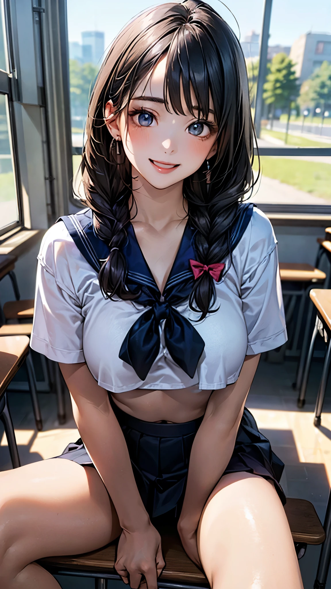 (((Super Cute Junior High School Student)))、((((Sexy middle school student))))、Twin tails